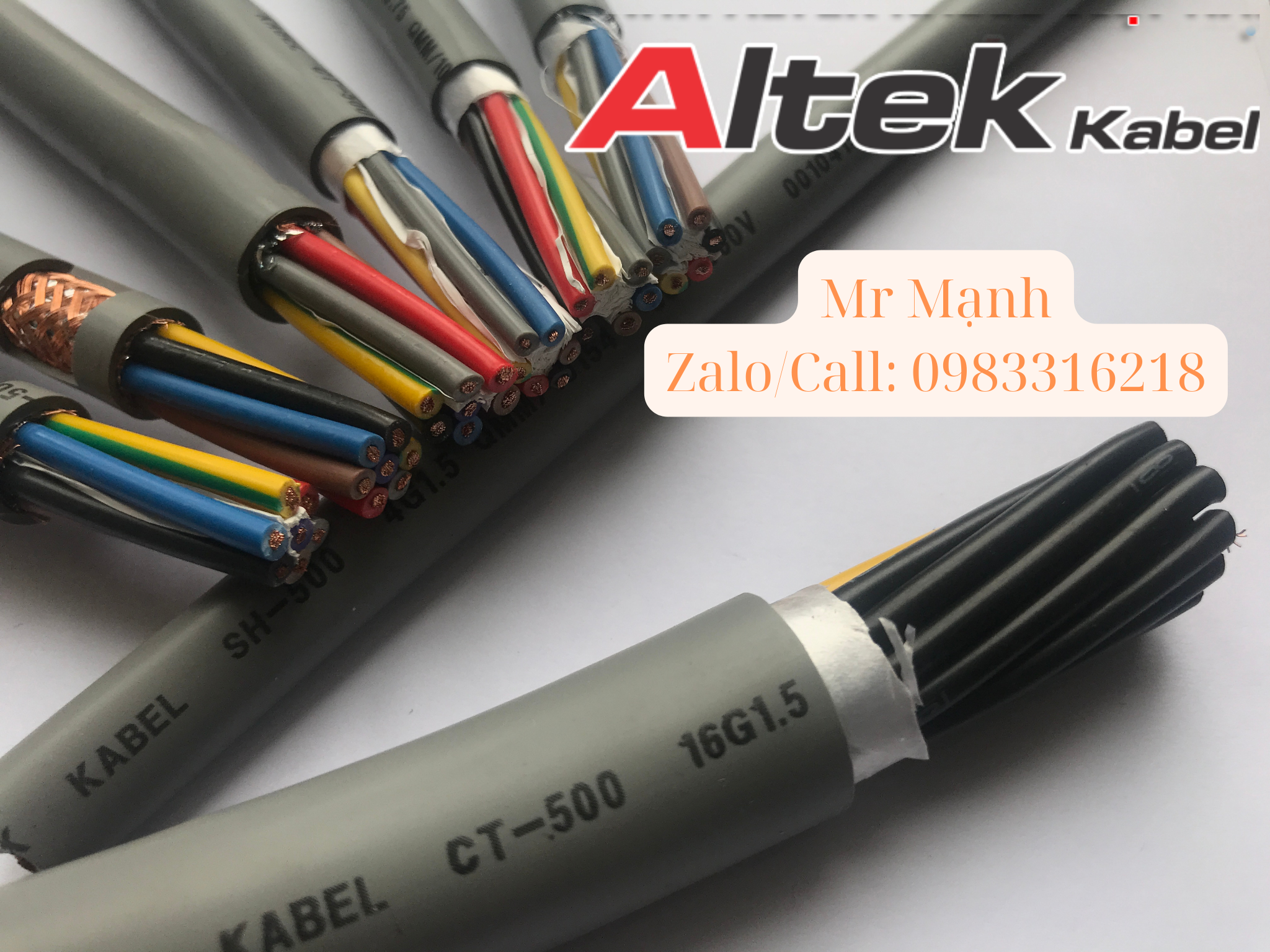 Cáp Điều Khiển Có Lưới Đồng Đan Chống Nhiễu Chất Lượng Cao Altek Kabel Tại Hà Nộ